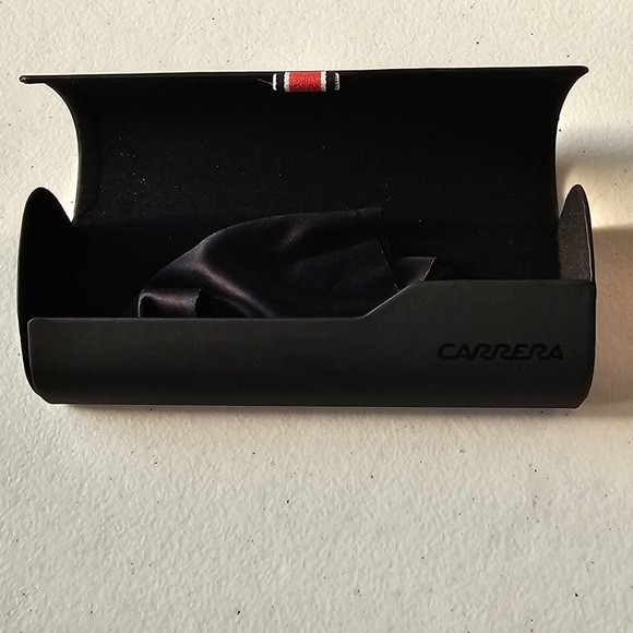 Carrera Black Sunglasses Holder with Red, White, and Black Accent - Picture 4 of 6